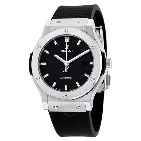 hublot classic fusion 542.nx.1170.rx|Hublot Classic Fusion Black Dial Black Rubber Men's .